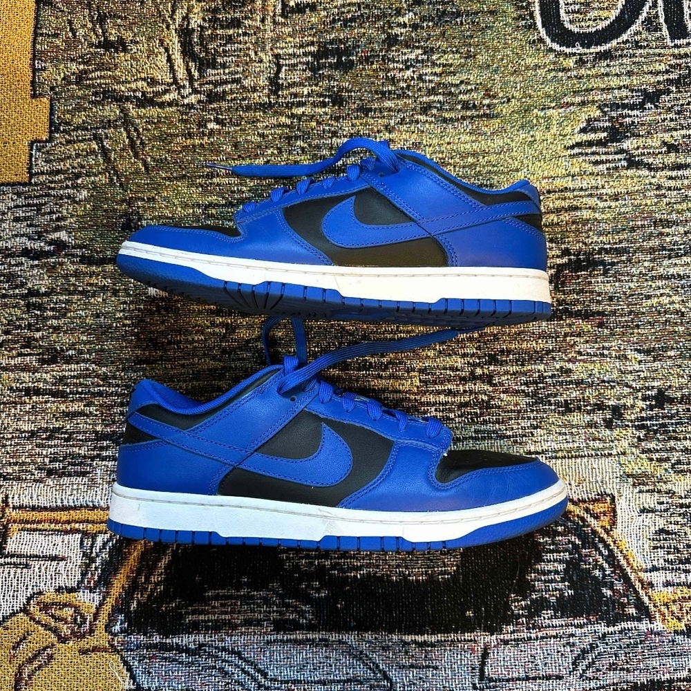 Nike Dunk Low Hyper Cobalt- Men's Blue and Black Sneakers